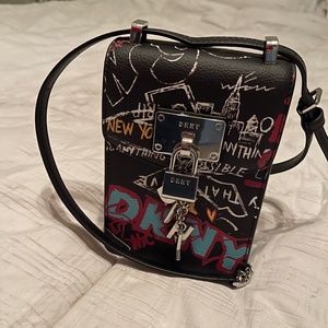 DKNY crossbody iPhone “graffiti” bag